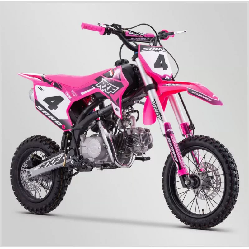 moto dirt bike sano rxf open 125cc rose