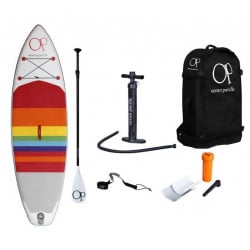Paddle gonflable Sunset Lite 9'6 Blanc - OCEAN PACIFIC