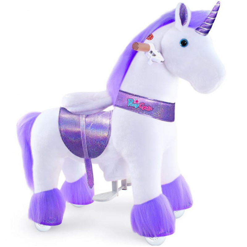 ponycycle licorne violet