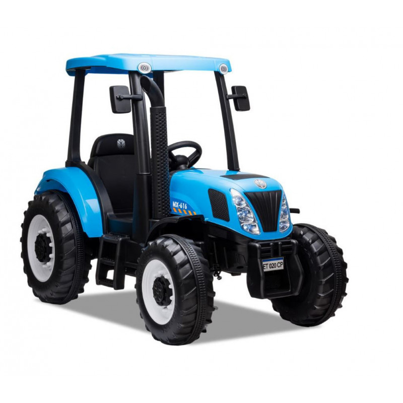 tracteur enfant bleu