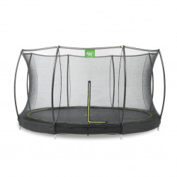 Trampoline enterré Silhouette ø366cm avec filet de sécurité - EXIT TOYS