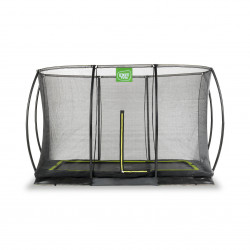 Trampoline enterré Silhouette 214 x 305 cm avec filet de sécurité - EXIT TOYS