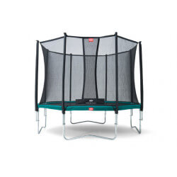 Trampoline Favorit Regular 330 vert avec filet de protection Comfort BERG