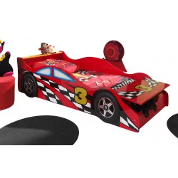 Lit voiture de course toddler - 70x140 cm