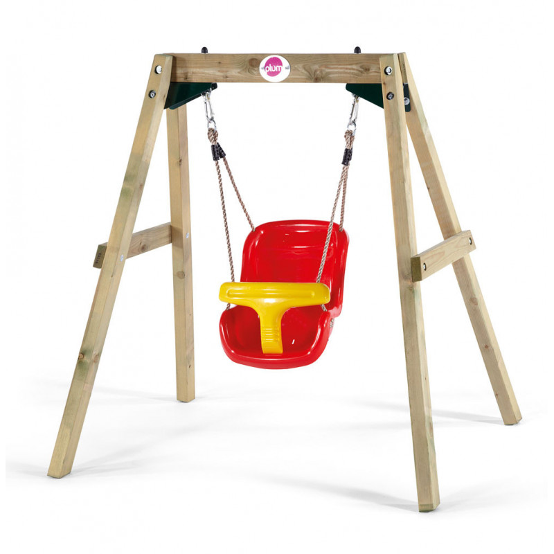 Balancoire Bebe Plum Wooden Baby Swing Loisir Plein Air