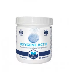 Traitement à l'oxygène actif 20 pastilles - Netspa