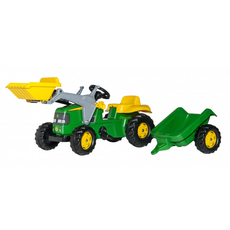 Tracteur à pédale pour enfants Rolly Kid John Deere LoisirPleinAir