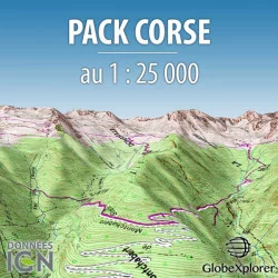 Carte IGN 1/25000 Corse