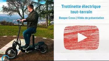 BEEPER Trottinette électrique CROSS 36V 1000W Batterie Plomb Avec