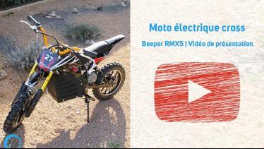 Moto CROSS électrique enfant RMX5 24V 350W - BEEPER - Loisir-Plein-Air