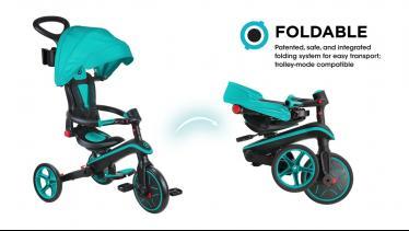 Tricycle Explorer 4 en 1 Évolutif & Pliable - GLOBBER - Loisir-Plein-Air